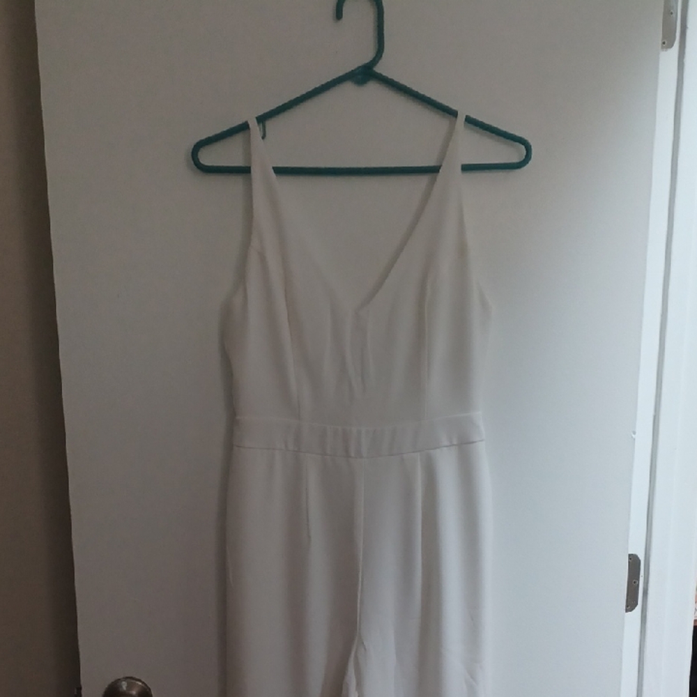 Charlotte Russe White Jumpsuit Chic and Versatile